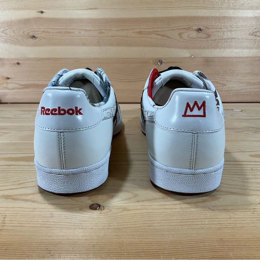 Basquiat x Reebok Classic NPC UK Sneaker 6-240366 Men’s 11 White Black Graffiti